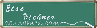 Else Wichner Visitenkarte